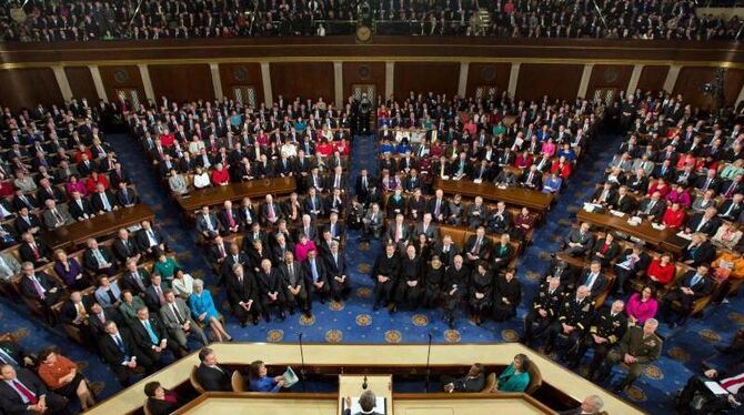 Blick in den Plenarsaal des US-Kongresses. Foto: Jim Lo Scalzo Blick in den Plenarsaal des US-Kongresses. Foto: Jim Lo Scalzo