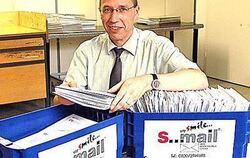 S-Mail-Chef Wolfgang Schmid hat Erfolg mit seiner Geschäftsidee. GEA-FOTO: USCHI PACHER