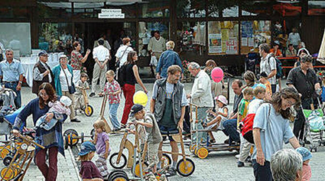 &raquo;Das Einfache ist das Schöne&laquo;: Viele Informationen und Mitmachaktionen beim Jahresfest der Mariaberger Heime. FOTO: