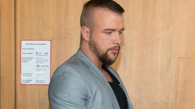 Kollegah im Amtsgericht in Laufen. Foto: Armin Weigel
