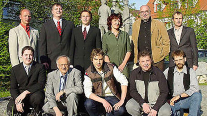 Ein Querschnitt durch alle Altersschichten: Die Liste Demokratische Bürger Sonnenbühl. FOTO: PR