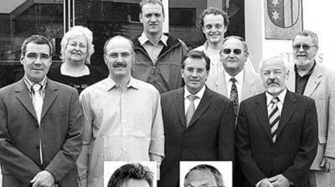 Die &raquo;Bürgerliste Altenburg&laquo; (v.l.): Martin Uber, Christa Galasso, Albrecht Mayer, Frank Walz, Achim Schulze, Bertram