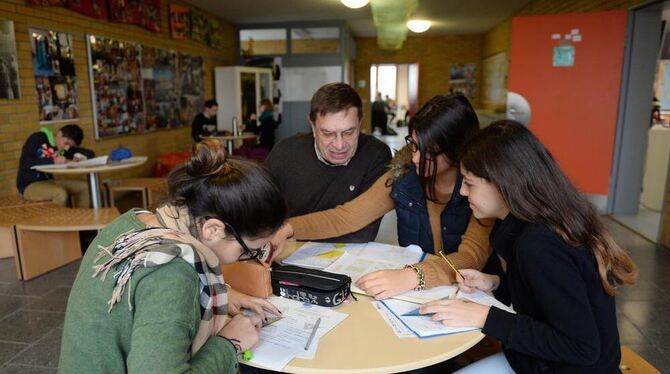 Unterricht in der Mali-Schule in Biberach. Unterricht in der Mali-Schule in Biberach.