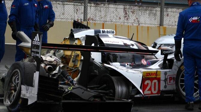 Mark Webber war bei einem Rennen der Sportwagen-WM schwer verunglückt. Foto: Gabriel Pedreschi