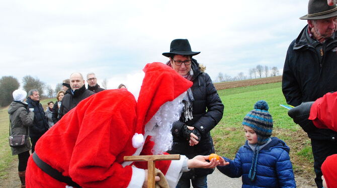 Der Weihnachtsmann wird auf dem Christkendlesmarkt am Rande des Naturparks Schönbuch auch wieder unterwegs sein. In seinem Sack