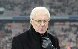 Vor laufender Kamera keine Antworten: »Kaiser« Franz Beckenbauer. FOTO: EIBNER