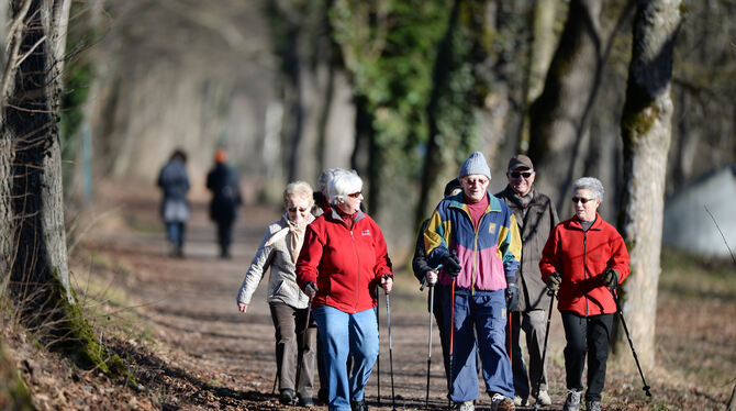 Gerade Senioren profitieren von Bewegung.  FOTO: DPA