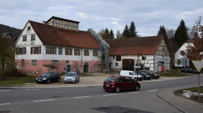 Gomadingens Mühlenensemble soll zum hübschen Ortsmittelpunkt werden. FOTO: GEIGER