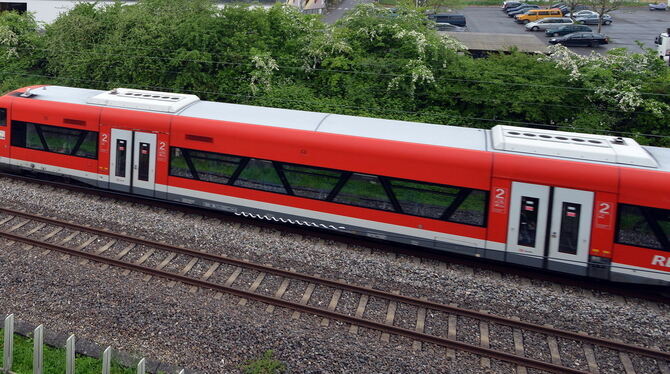 Eine Regionalbahn auf der Neckartalstrecke bei Reutlingen. Die Zuverlässigkeit der Züge lässt weiter zu wünschen übrig.  FOTO: N
