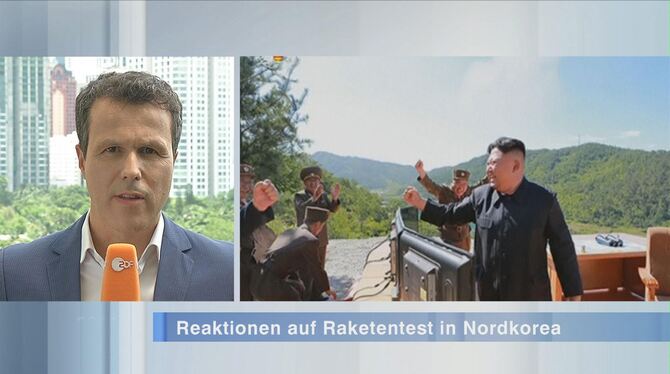 Thomas Reichart, wie man ihn von seinen ZDF-Berichten aus Nordkorea kennt.  FOTO: ZDF