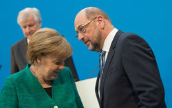  Die Große Koaltion rückt in greifbare Nähe – zumindest die Parteivorsitzenden in Berlin sind zuversichtlich: Angela Merkel (CDU