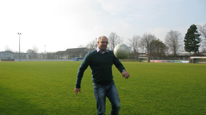 Fußball ist eine der Leidenschaften des neuen TSG-Geschäftsführers Tobias Buss. Zu den weiteren gehören Schwimmen, Mountainbiken