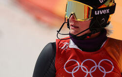 Der Blick der Abgeschlagenen: Die Inzellerin Marina Wallner war im Slalom die einzige Deutsche, die das Ziel erreichte. Rang 19 
