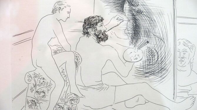 In Picassos Radierzyklus zu Balzacs »Das unbekannte Meisterwerk« ist nicht nur das Modell unbekleidet, sondern auch der