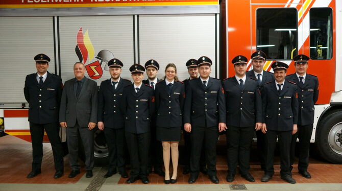 Das Team der Neckartailfinger Feuerwehr war im Jahr 2017 stark gefordert, auch die speziell ausgebildeteten Feuerwehr-Sanitäter