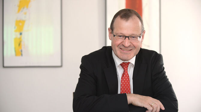 Roman Glaser, Präsident des Baden-Württembergischen Genossenschaftsverbands.  FOTO: TRINKHAUS
