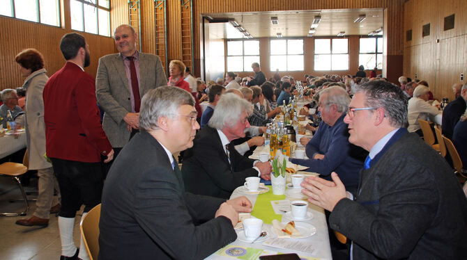 Rund 200 Gäste, darunter auch einige Politiker, interessierten sich für den Bauerntag, der diesmal in Mariaberg stattfand. FOTO: