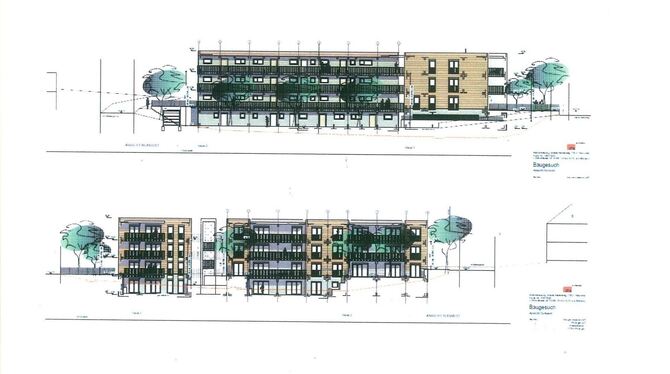 Es wäre das aktuelle größte und teuerste Bauvorhaben in Wannweil. Zwei verbundene Wohnblöcke mit 18 Mietwohnungen. GEA-REPRO