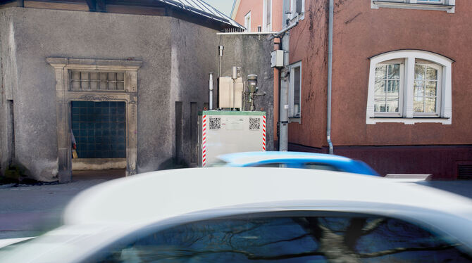 Messstation Lederstraße: Die Stickoxidwerte sind gesunken.   FOTO: TRINKHAUS