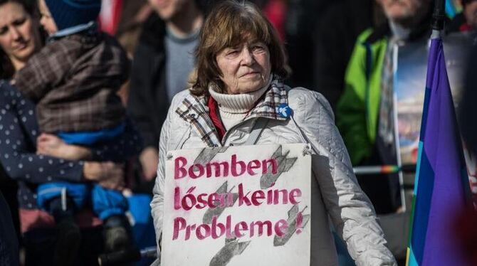 »Bomben lösen keine Probleme«