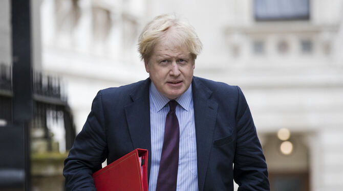 Boris Johnson, britischer Außenminister, wägt seine Worte oft nicht ab.  FOTO: DPA
