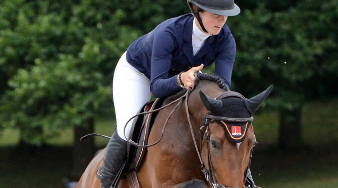 Lisa Maria Räuber aus Steingebronn trumpfte beim internationalen Reitturnier in Linz mit Top-Ergebnissen in der schweren Klasse