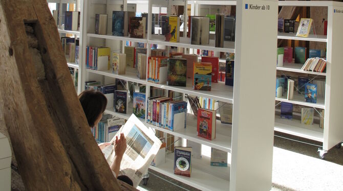 16 400 Medien hat die Bücherei Gomaringen in ihrem Bestand. ARCHIVFOTO: HILLER