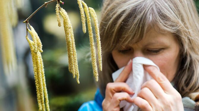 Allergiker leiden unter Pollenflug im Südwesten