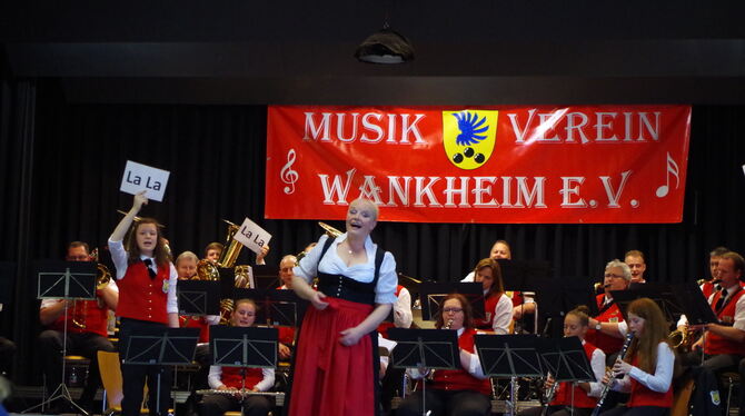 Unterhaltsames Programm: Frühjahrsfeier des Musikvereins Wankheim. FOTO: JOCHEN