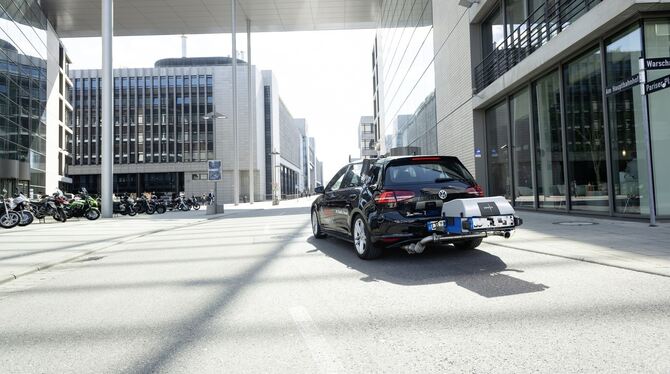 Diesel-Abgastest unter realen Bedingungen: Bosch scheint das Problem der Stickstoffemissionen gelöst zu haben.  FOTO: BOSCH