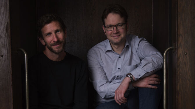 Die Geschäftsführer der Schwabenlandfilm GmbH Sebastian Feld (links) und Frieder Scheiffele. FOTO: PRIVAT