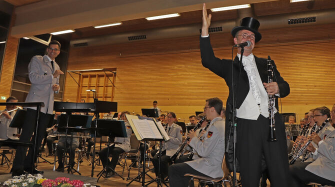 Charmantes Solo: Frank Gutewort.  FOTO: IN