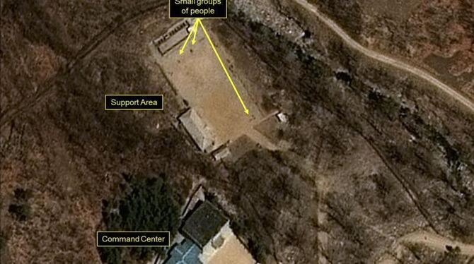 Atomwaffen-Testgelände in Nordkorea