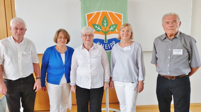 Der Vorstand des Kneipp-Vereins Reutlingen wurde für seine gute Arbeit gelobt (von links): Kurt Fink (Schriftführer), Margarete