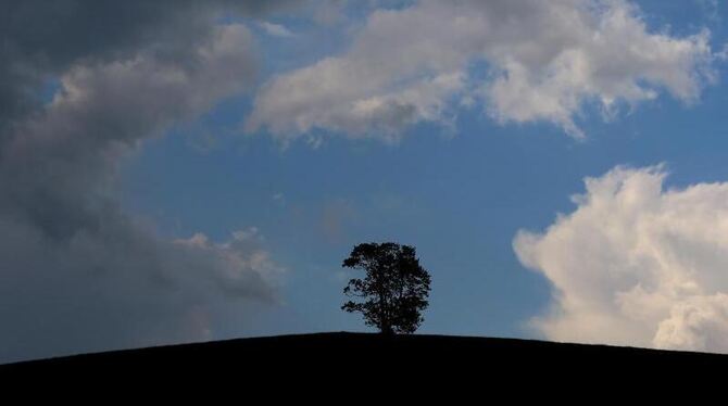 Gewitterwolken im Süden