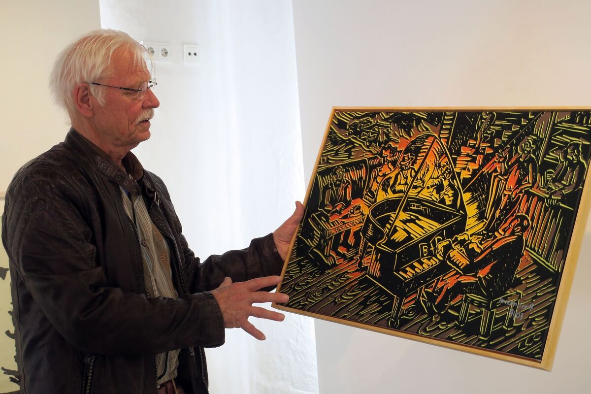 Immendorff Grafik In Balingen Kultur Regional Reutlinger General Anzeiger Gea De