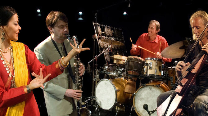 Das Indira-World-Jazz-Quartett lässt außergewöhnliche Klangwelten entstehen.  FOTO: PR