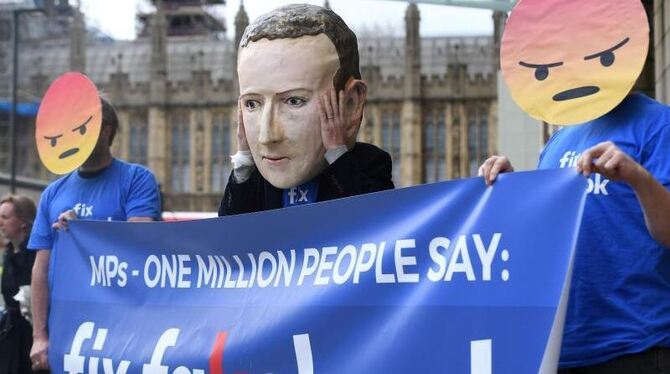 Protest gegen Facebook