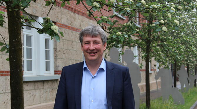 Achim Nagel leitet seit einigen Wochen die Verwaltung des Biosphärengebiets Schwäbische Alb. Foto: Dewald