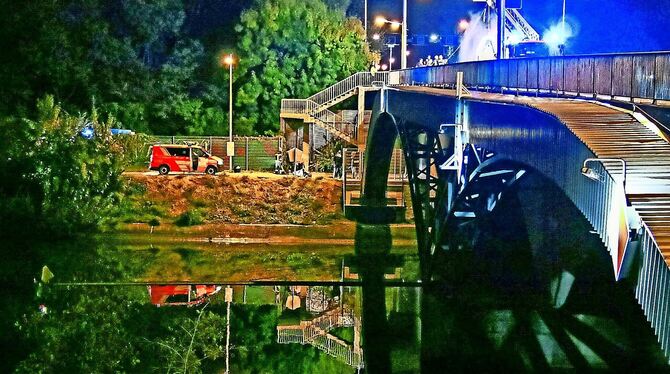 Zeugen haben im vergangenen Jahr hier, oberhalb der Gaisburger Brücke, eine Leiche gefunden. FOTO: 7AKTUELL.DE/ PUSCH