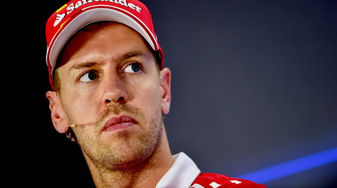 Nachdenklich: Sebastian Vettel.  FOTO: EIBNER