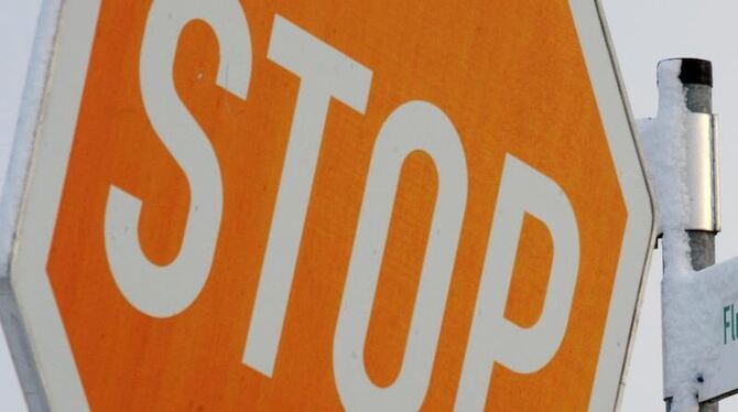 Ein Stop-Zeichen