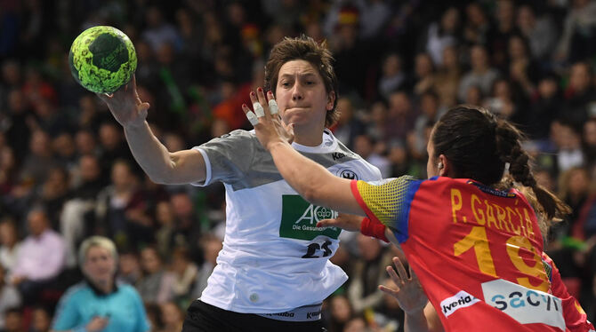 Die Metzingerin Ina Großmann kam gegen die Türkei auf vier Treffer.  ARCHIVFOTO: DPA