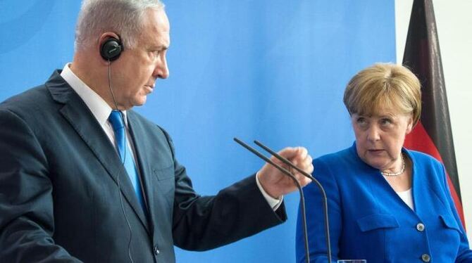 Netanjahu bei Merkel