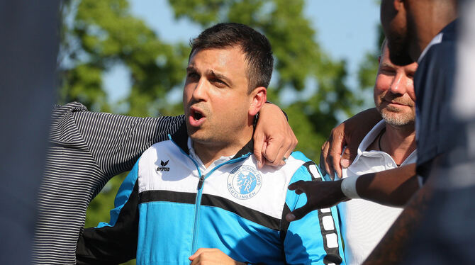 Pietro Conte hat  die Mannschaft  als Vertreter von Cheftrainer Jochen Class zurück in  die Erfolgsspur gebracht. FOTO: EIBNER