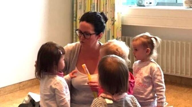 Kursleiterin Melanie Leuchs. FOTO: PRIVAT