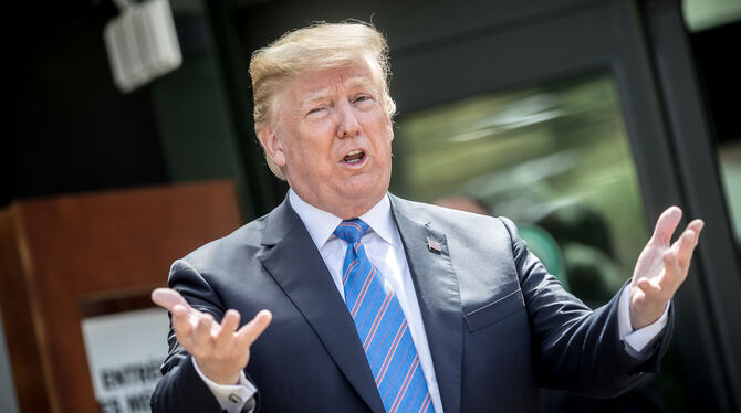 Donald Trump, Präsident der USA. Donald Trump, Präsident der USA.