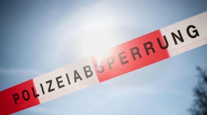 Polizeiabsperrung Polizeiabsperrung