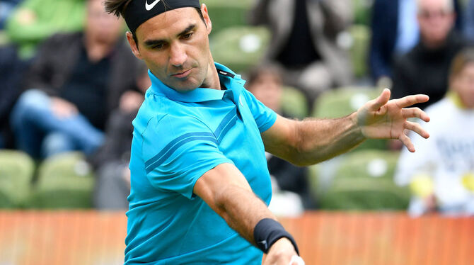Hatte Anlaufschwierigkeiten: Roger Federer.