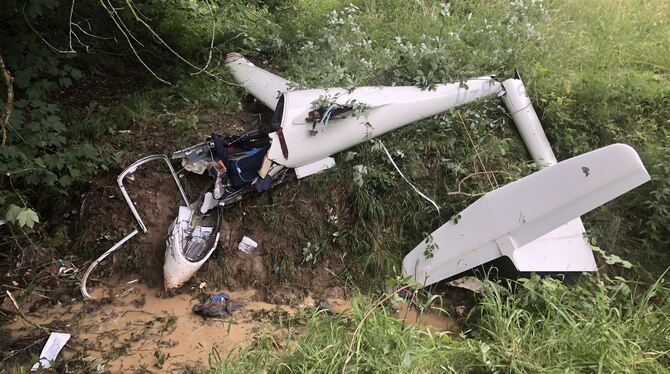 Segelflugzeug abgestürzt Esslingen
